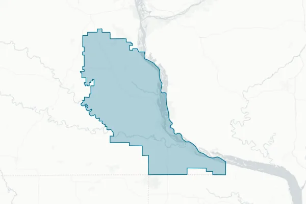 Clayton Ridge Community School District — detail map