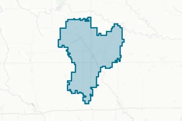 Starmont Community School District — detail map