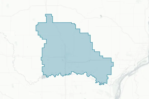 Central Dewitt Community School District — detail map