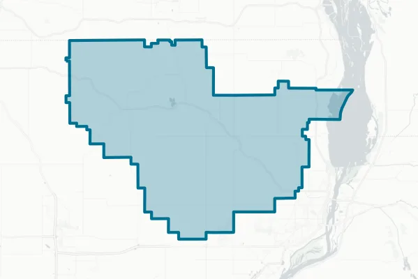 Northeast Community School District — detail map