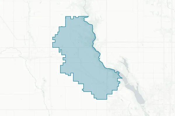Woodward-Granger Community School District — detail map