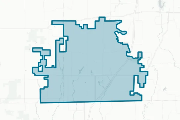 Lamoni Community School District — detail map