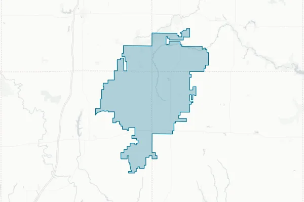 Mormon Trail Community School District — detail map
