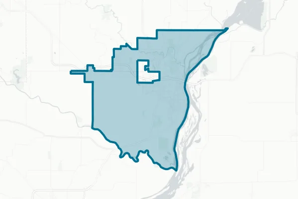 Burlington Community School District — detail map