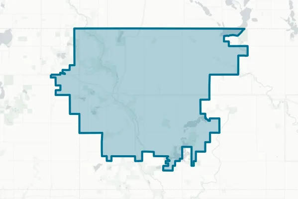 Estherville Lincoln Central Community School Distrcit — detail map