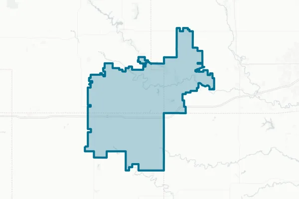 West Central Valley Community School District — detail map