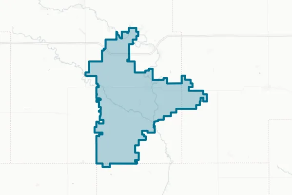 Eldora-new Providence Community School District — detail map