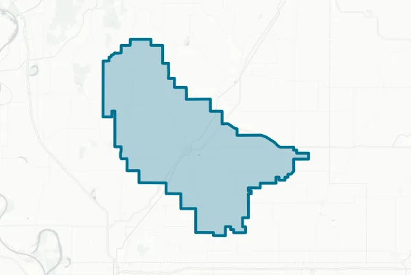 Logan-magnolia Community School District — detail map