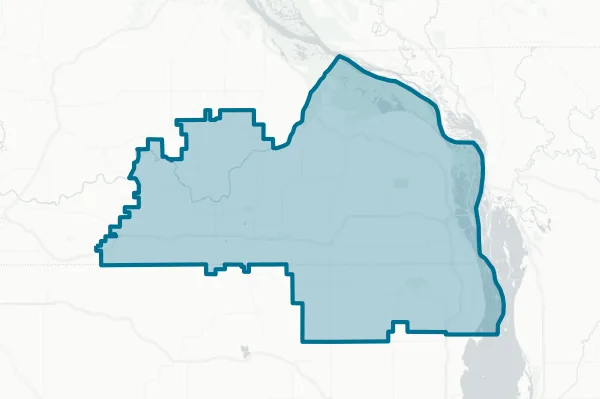 Easton Valley Comunity School District — detail map