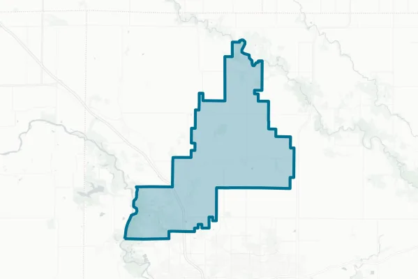 Alburnett Community School District — detail map