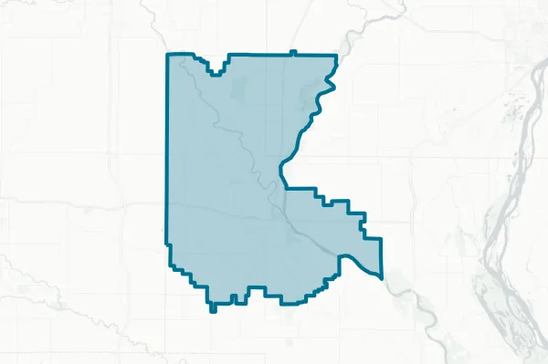 Columbus Community School District — detail map