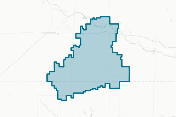 East Marshall Community School District — detail map