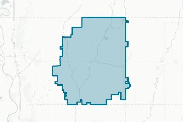 East Mills Community School District — detail map