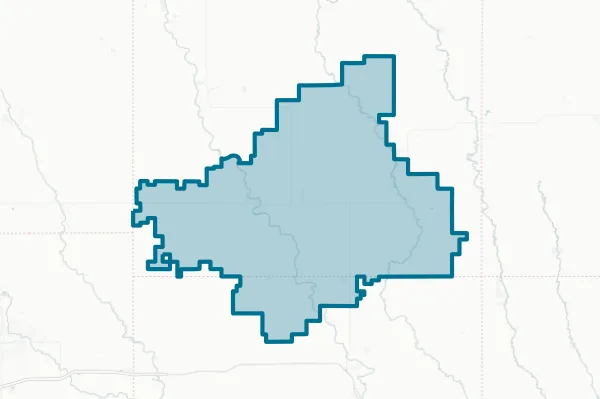 Osage Community School District — detail map