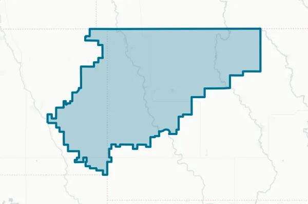 St. Ansgar Community School District — detail map