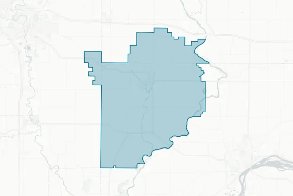 West Liberty Community School District — detail map