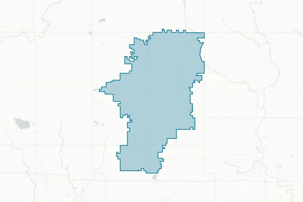 Pocahontas Area Community School District — detail map