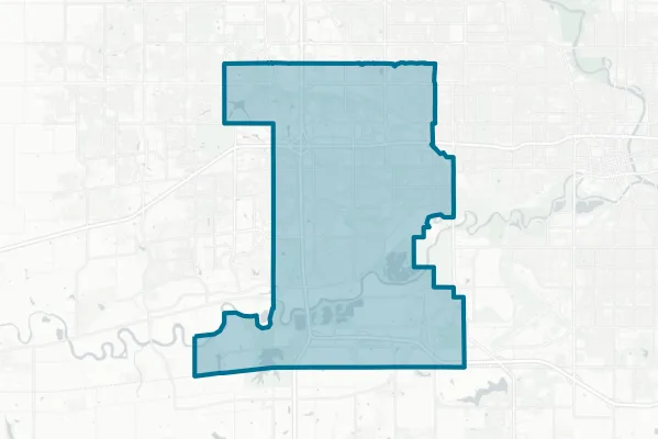 West Des Moines Community School District — detail map