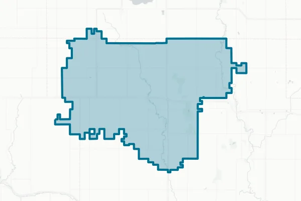 Schaller-crestland Community School District — detail map