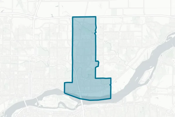 Bettendorf Community School District — detail map