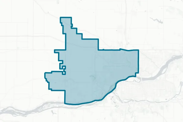 Davenport Community School District — detail map
