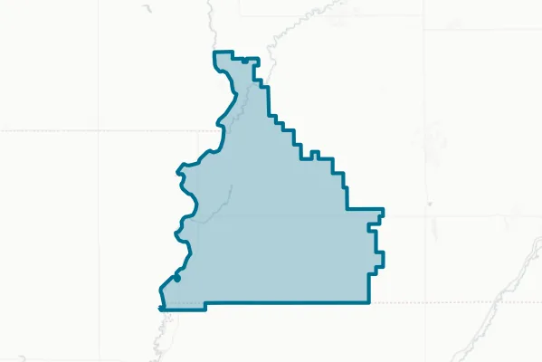Sioux County — detail map