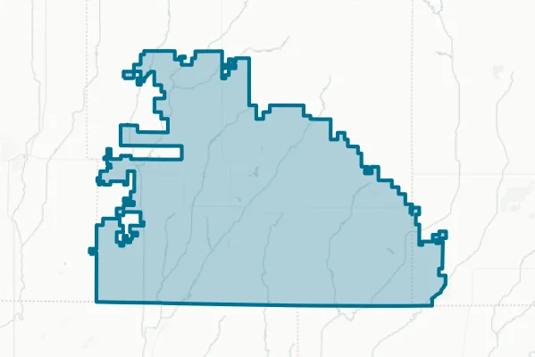 Bedford Community School District — detail map