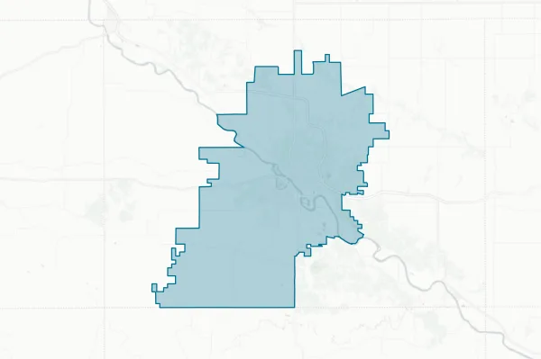 Ottumwa Community School District — detail map