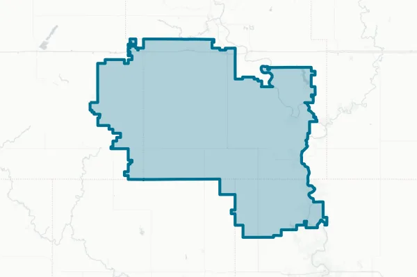 Southeast Valley Community School District — detail map