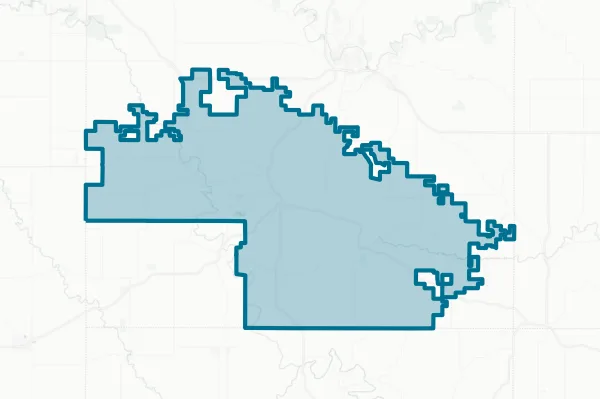 South Winneshiek Community School District — detail map
