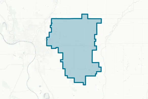 Lawton-bronson Community School District — detail map