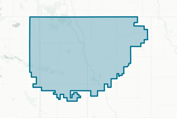 Northwood-kensett Community School District — detail map