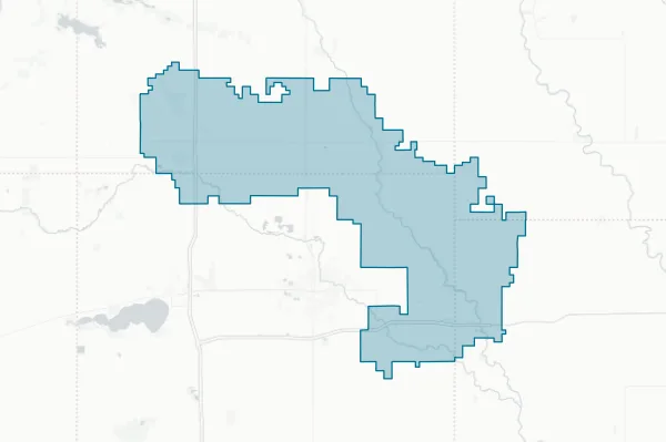 Central Springs Community School District — detail map