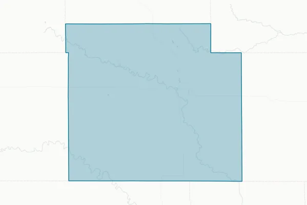 Barber County — detail map