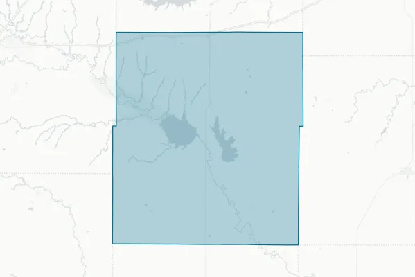 Coffey County — detail map