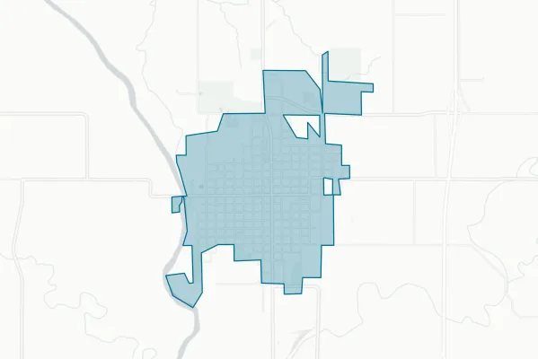 City of Humboldt — detail map