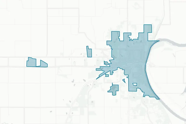 City of Atchison — detail map