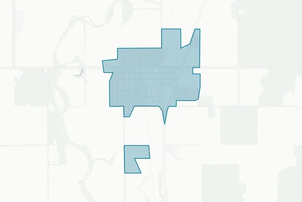 City of Douglass — detail map