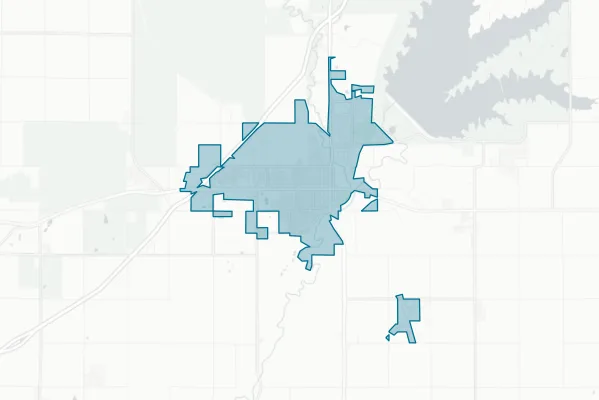City of El Dorado — detail map