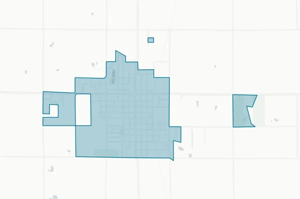 City of Girard — detail map