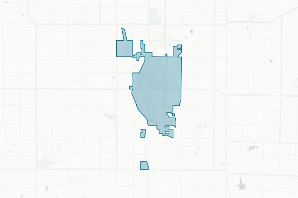 City of Pittsburg — detail map