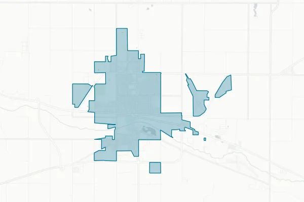 City of Dodge City — detail map