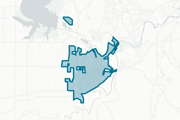 City of Junction City — detail map