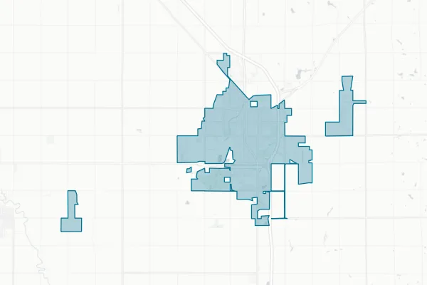 City of Newton — detail map