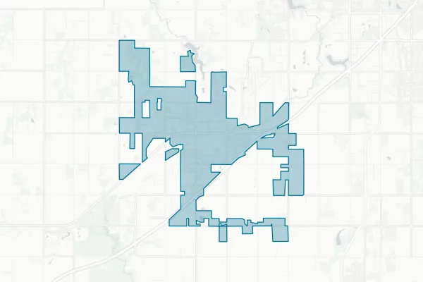 City of Gardner — detail map