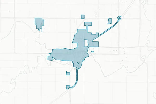 City of Osawatomie — detail map