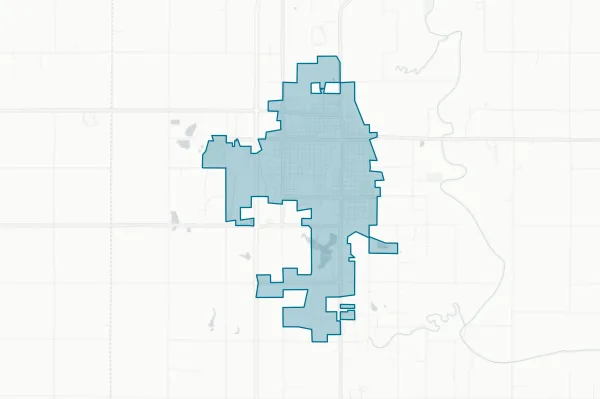 City of Chanute — detail map