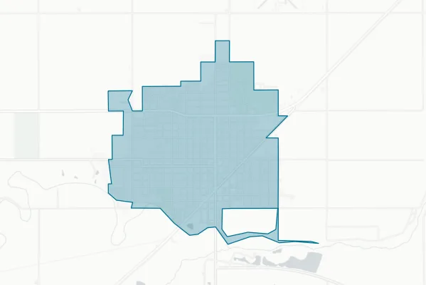 City of Larned — detail map