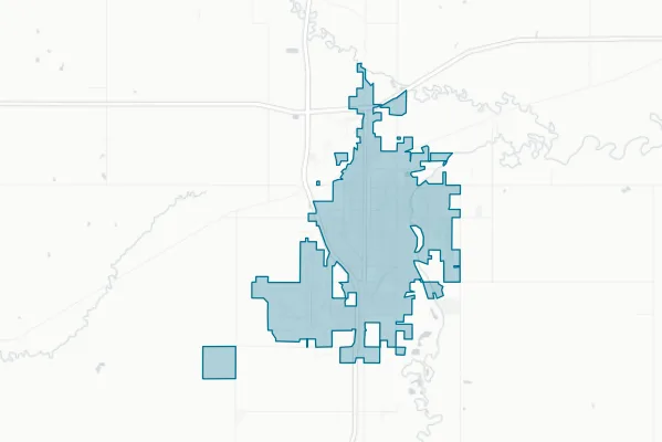 City of Salina — detail map