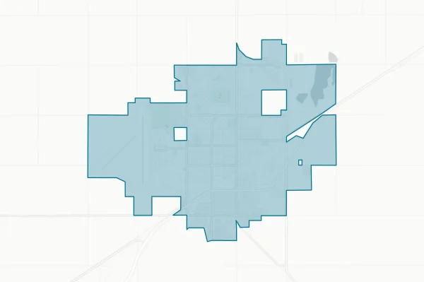 City of Liberal — detail map